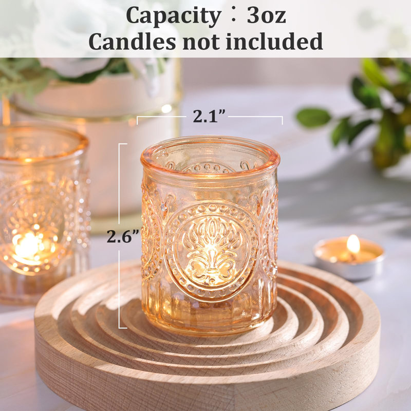 Bungalow Rose 13 Pack Vintage Votive Candle Holders Bulk Wayfair